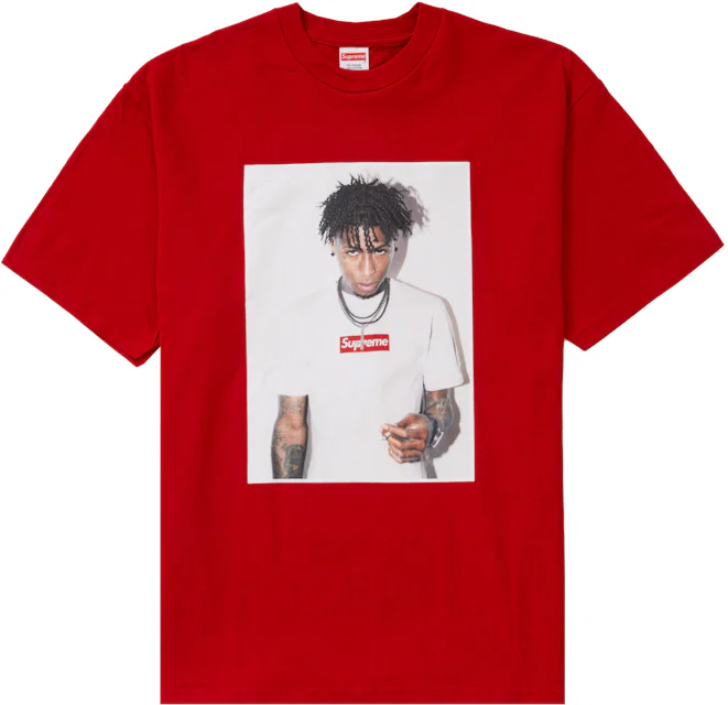 Supreme NBA Youngboy Tee Red - FW23 Hombre - US
