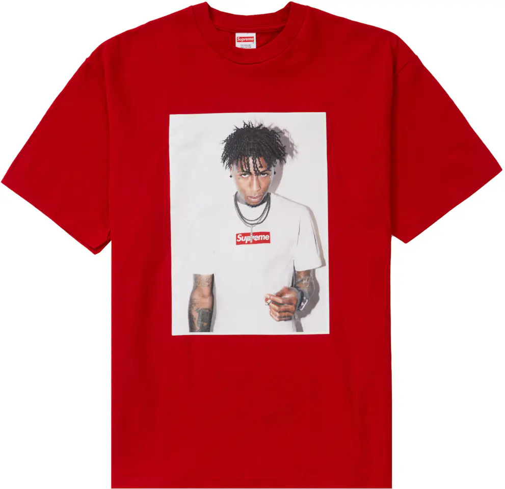 Supreme NBA Youngboy Tee Red - FW23 Hombre - US