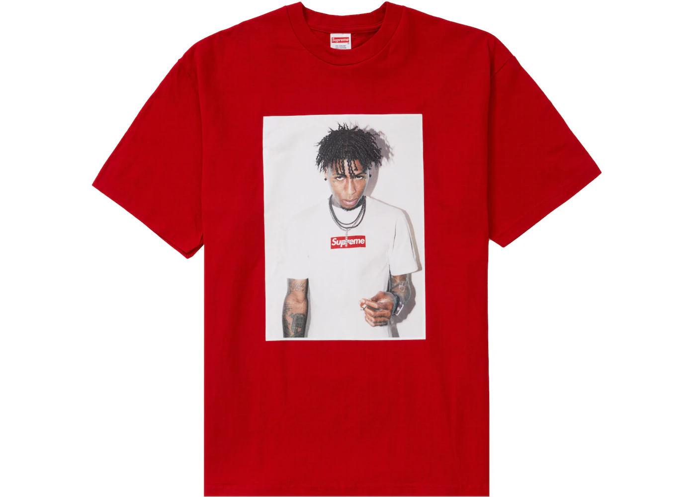 Supreme NBA Youngboy Tee Red Men's - FW23 - US