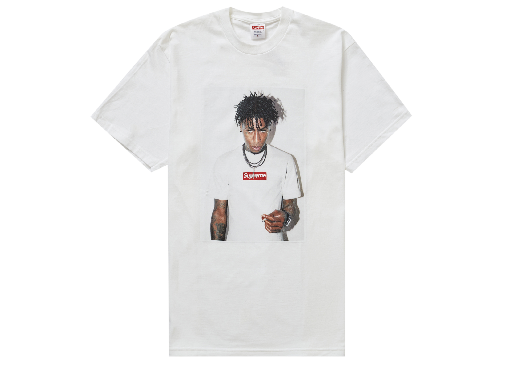 Supreme NBA Youngboy Tee white size M - Tシャツ/カットソー(半袖/袖