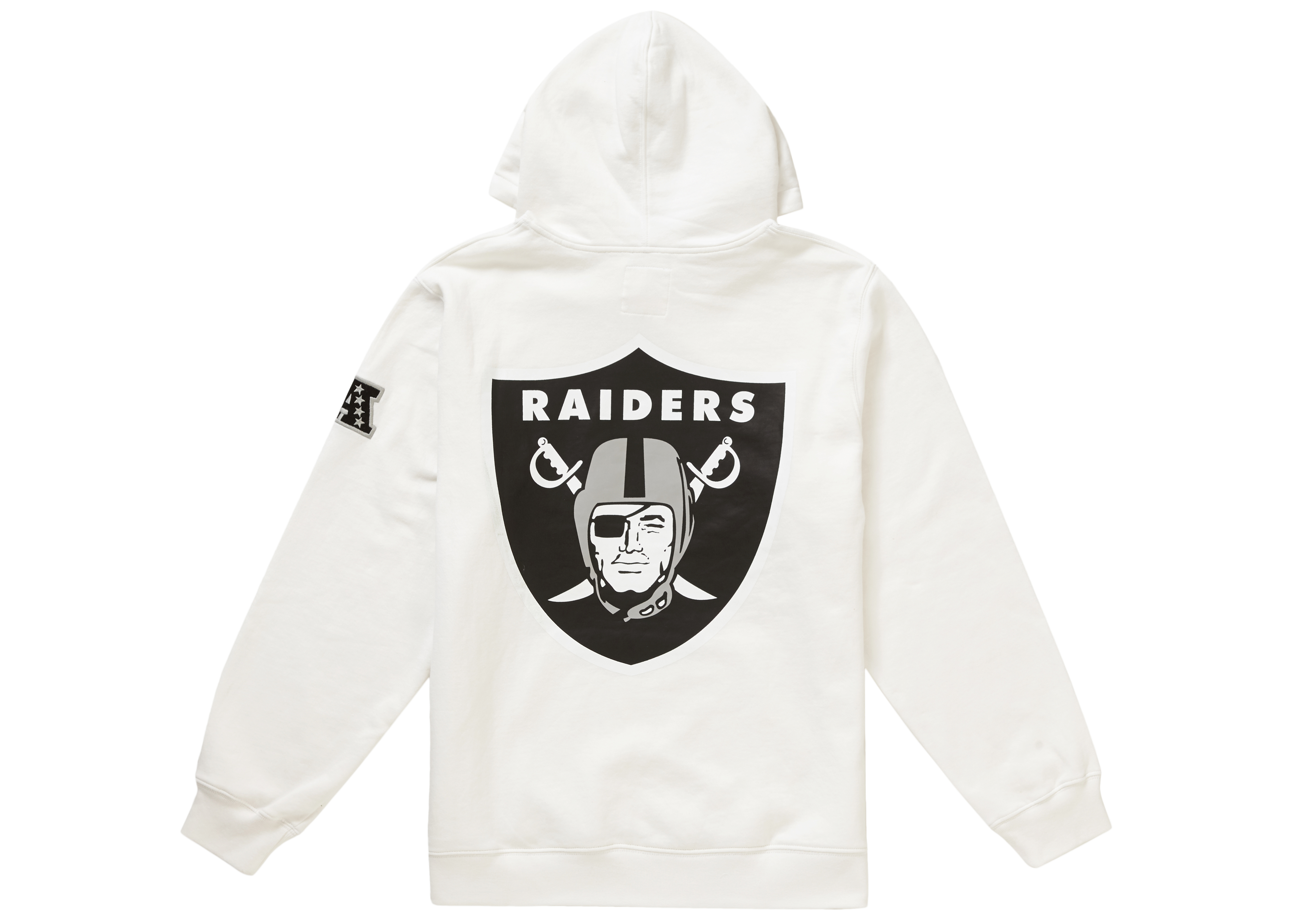Supreme NFL x Raiders x '47 Hooded Sweatshirt White Men's - SS19 - US
