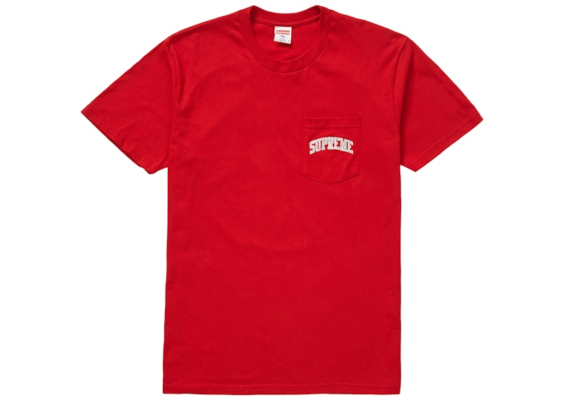 Supreme NFL x Raiders x '47 Pocket Tee Red