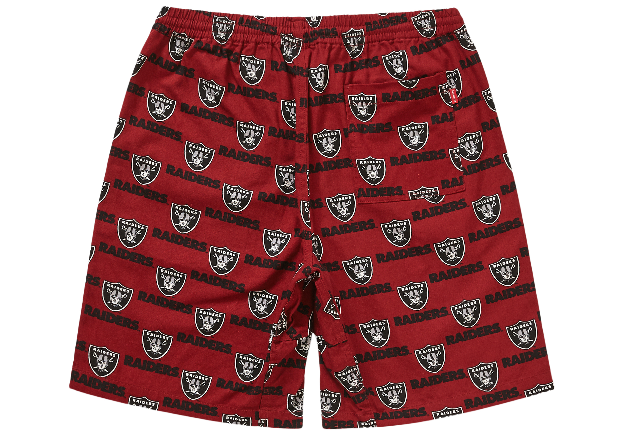 Supreme NFL x Raiders x '47 Twill Short Light Burgundy Men's - SS19 - GB