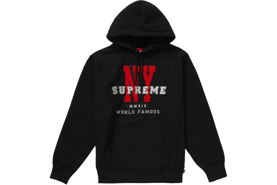 Supreme NY Hooded Sweatshirt Black