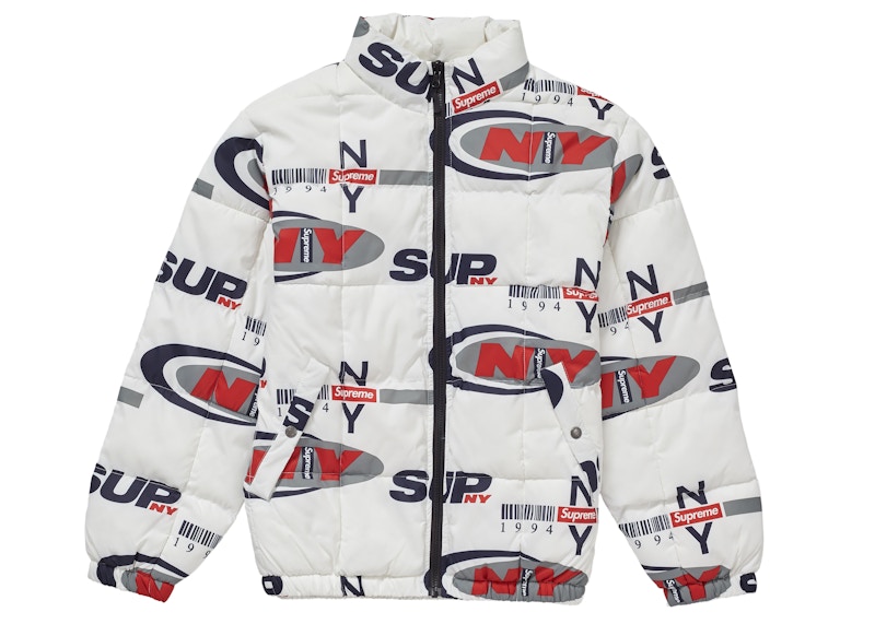 古着トム【希少デザイン】Supreme NY リバーシブルダウンジャケット　即完売注意