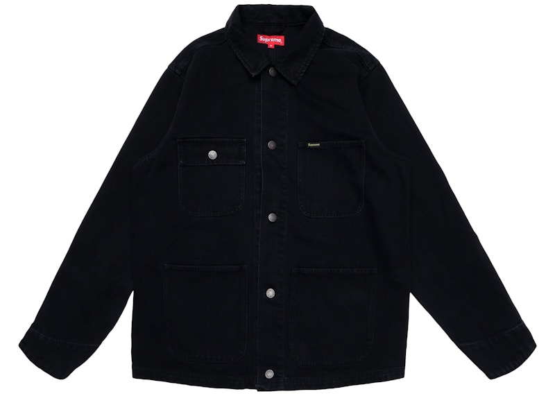 Supreme NY Tapestry Denim Chore Coat Black - SS18 - US