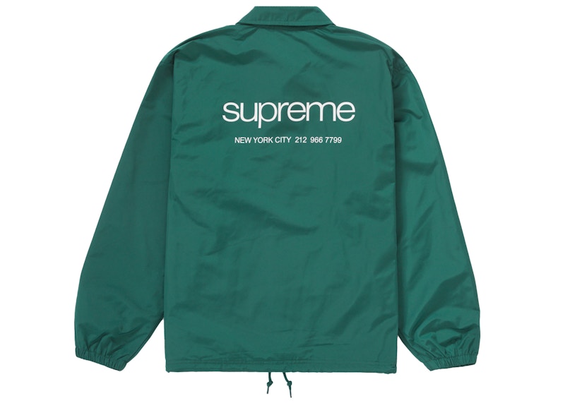 Supreme NYC Coaches Jacket Green