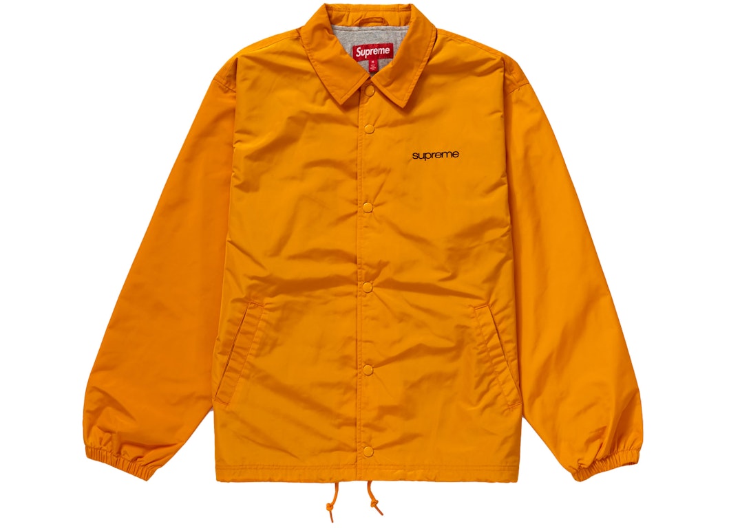 Pre-owned Supreme Nyc Coaches Jacket Orange