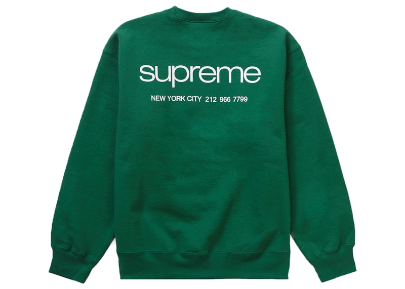 supreme NYC crewneck/Black/Medium２回着用しました