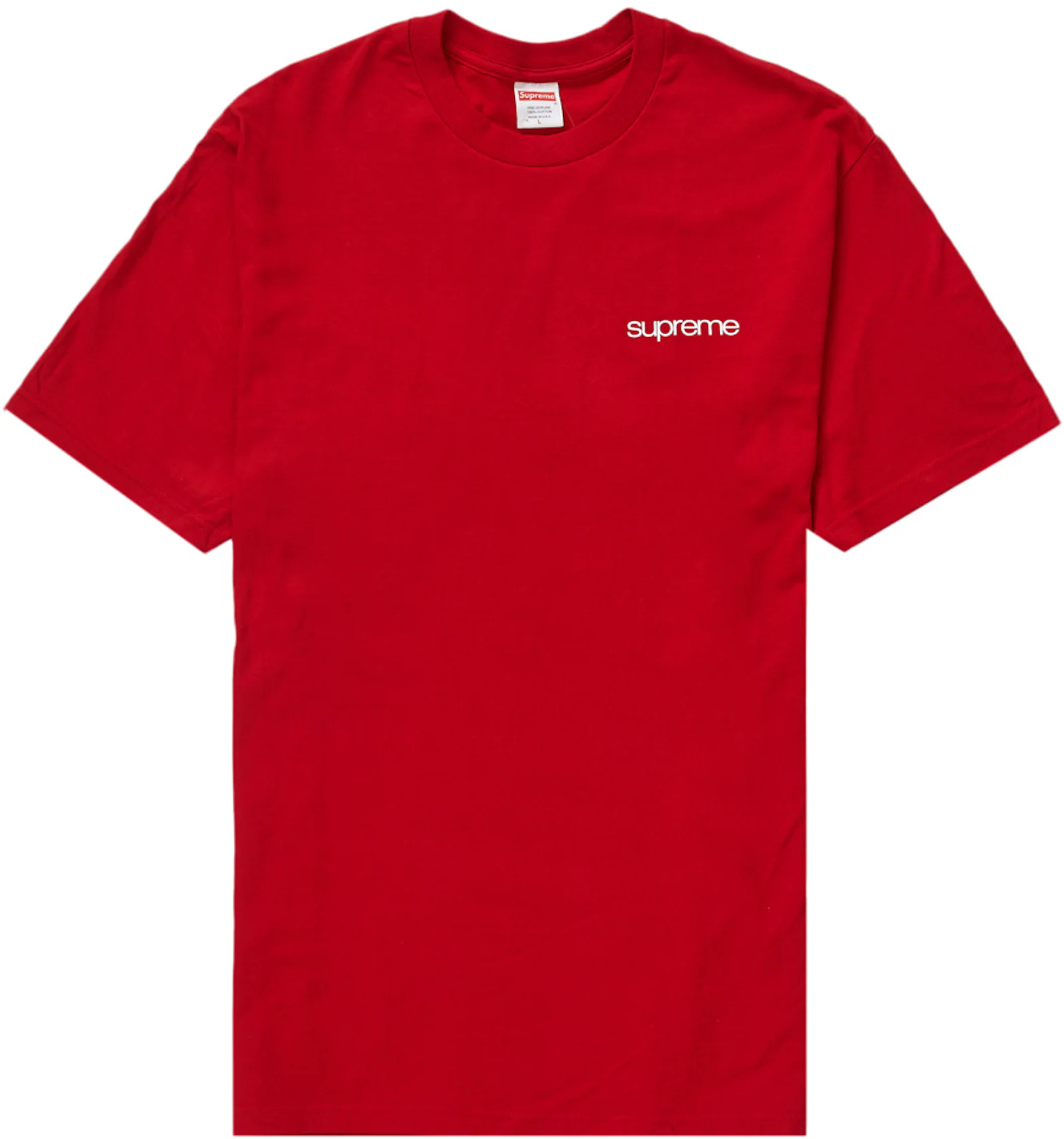 Shop Supreme 2023-24FW Red Supreme Logo Hoodie (Supreme Nyc