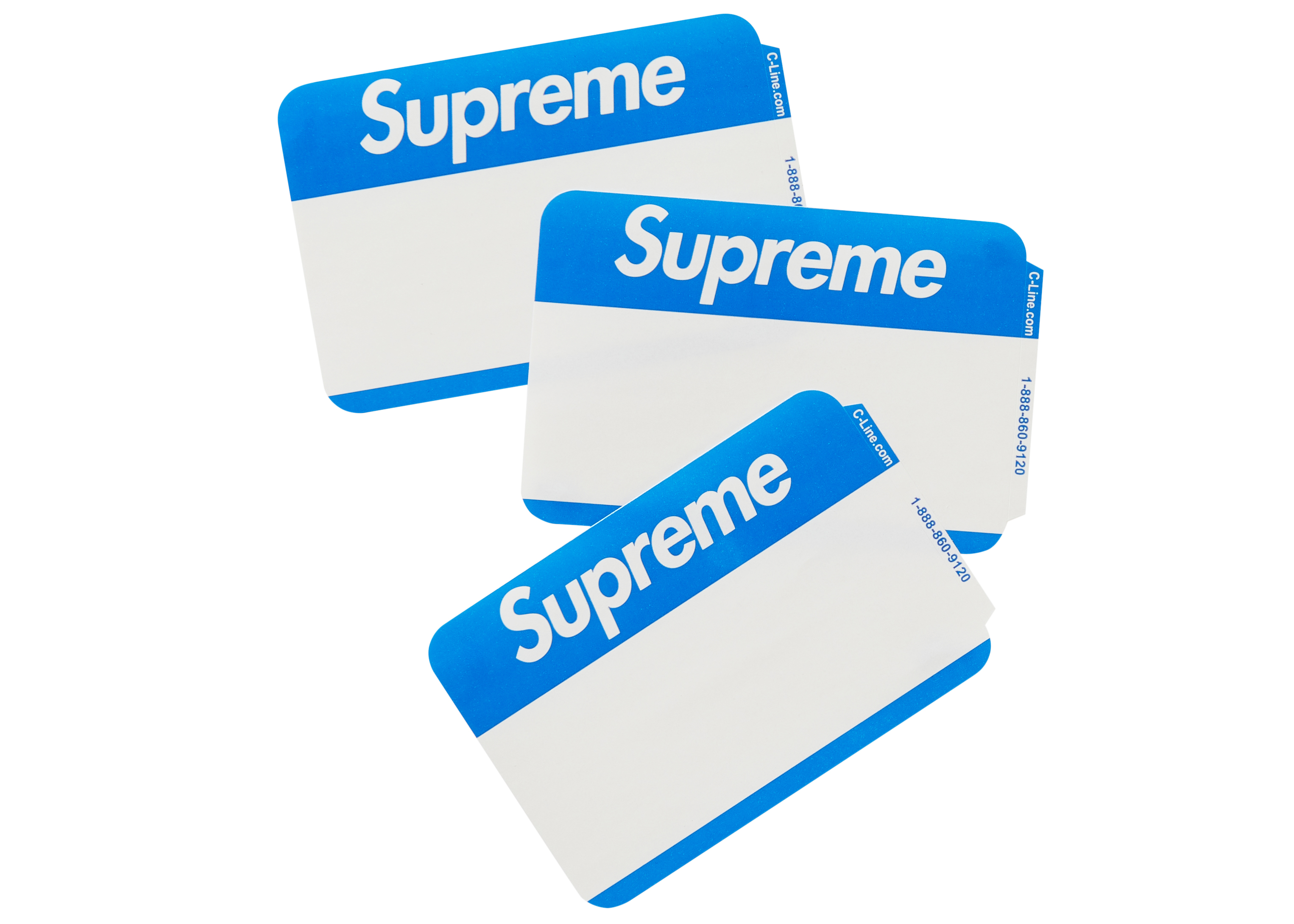Box Logo Details about   SUPREME Name badge Stickers Individually 9 Total RED, BLUE, & GREEN 