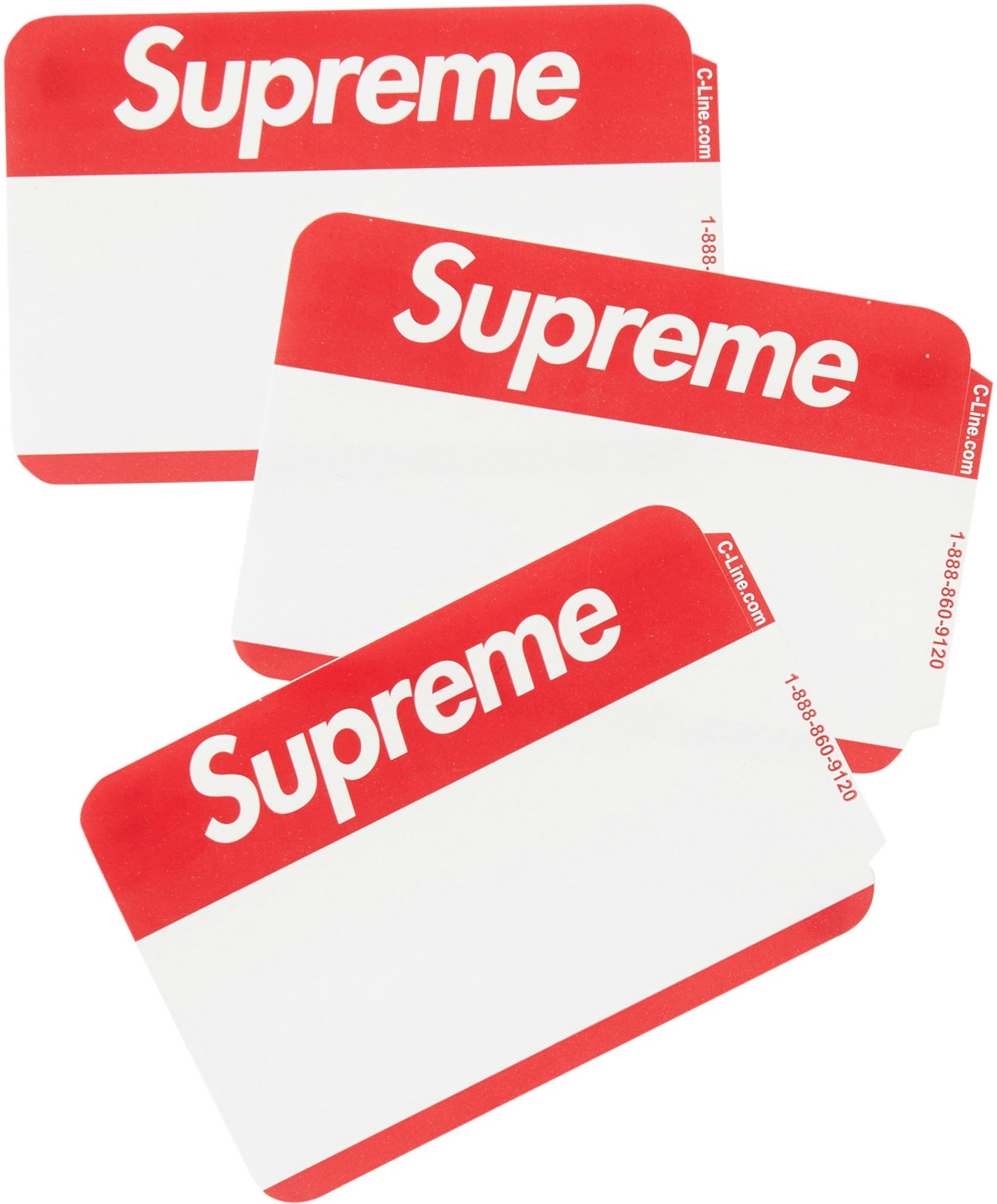 Supreme Bear Stickers, Fall Winter 2020