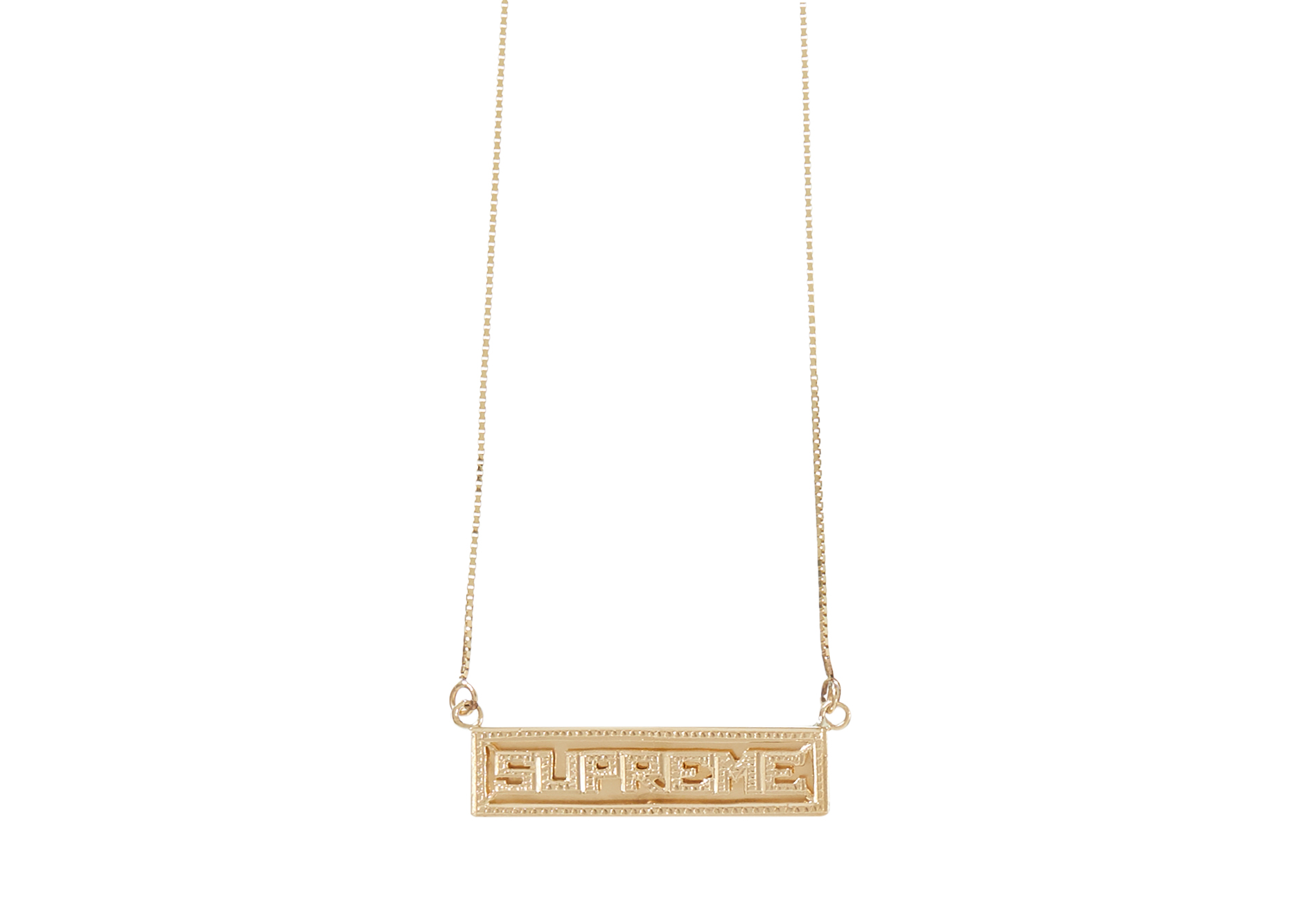 日本正規流通品 UNDERCOVER×Supreme Necklace GOLD 14k ネックレス