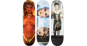 Supreme Nan Goldin Kim in Rhinestones & Misty Paulette & Nan as a Dominatrix Skateboard Deck Multi Set