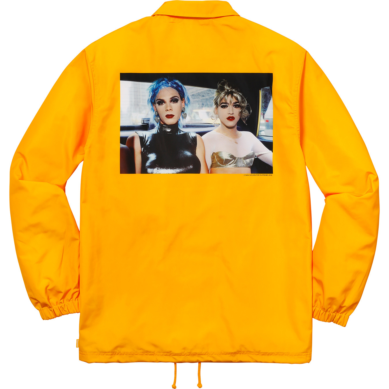 Supreme Nan Goldin Misty and Jimmy Paulette Coaches Jacket Gold Men's -  SS18 - US