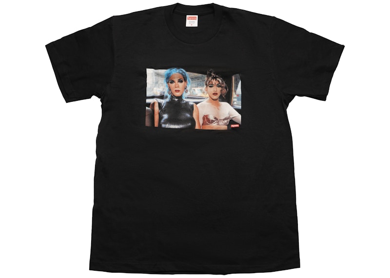 Supreme Nan Goldin Misty and Jimmy Paulette Tee Black Men's - SS18