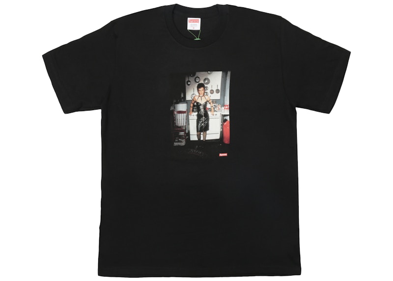 Supreme Nan Goldin Nan as a dominatrix Tee Black Men's - SS18 - US