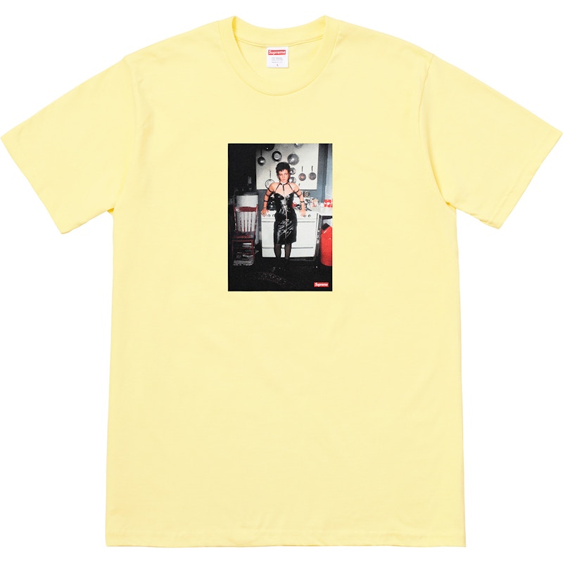 Supreme Nan Goldin Nan as a dominatrix Tee Pale Yellow メンズ ...