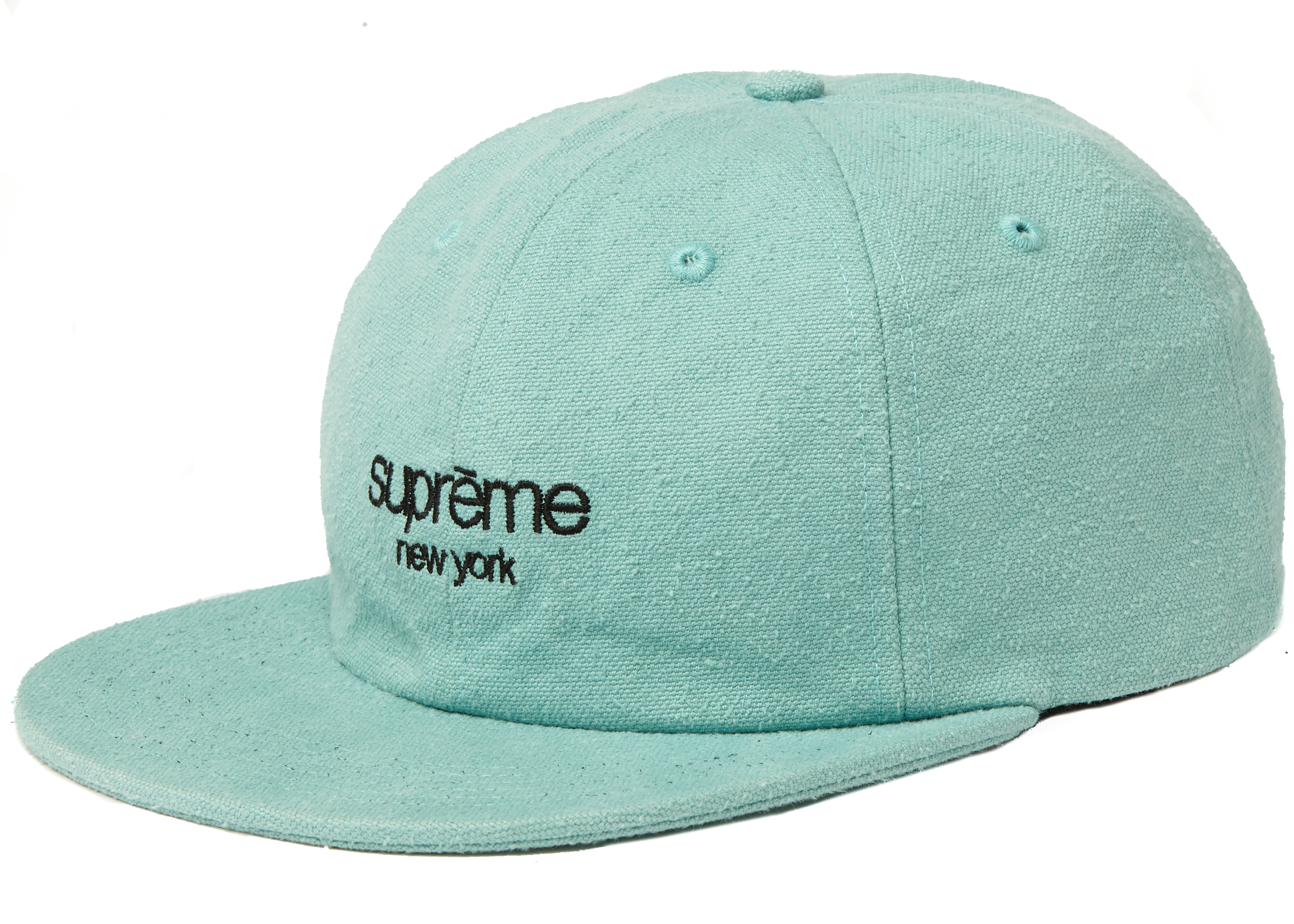 Supreme Napped Canvas Classic Logo 6-Panel Dusty Teal