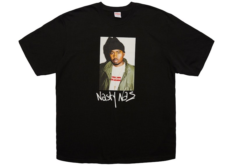 Supreme Nas Tee Black Men's - FW17 - US