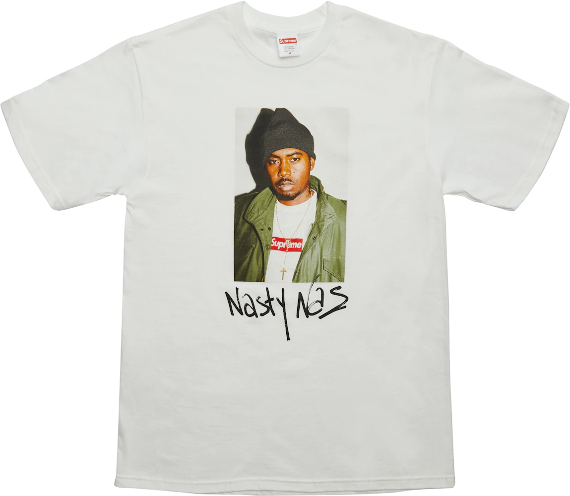Supreme Nasty Nas Graphic-Print T-Shirt - White for Men