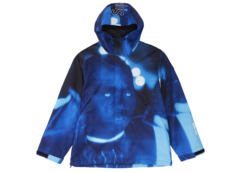 Supreme Nas and DMX Collage Denim Chore Coat Multicolor Men's