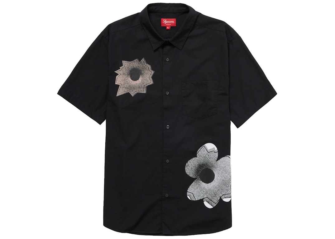 Pre-owned Supreme Nate Lowman S/s Shirt Black