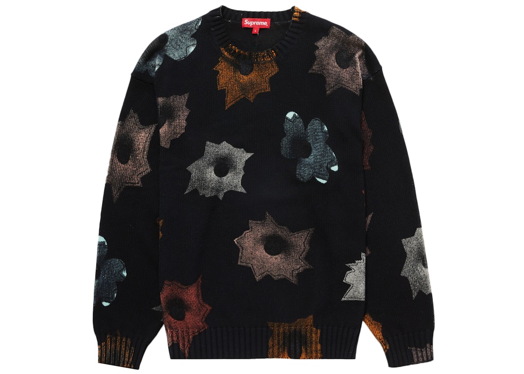 Pre-owned Supreme Nate Lowman Sweater Black