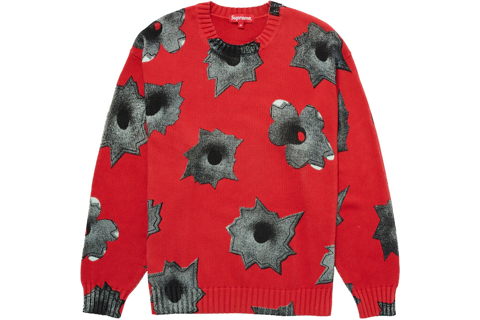 Supreme Nate Lowman Sweater Red