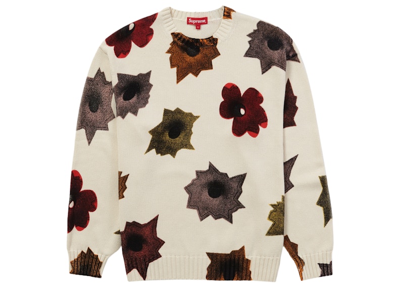 Supreme Nate Lowman Sweater White Men's - SS22 - GB