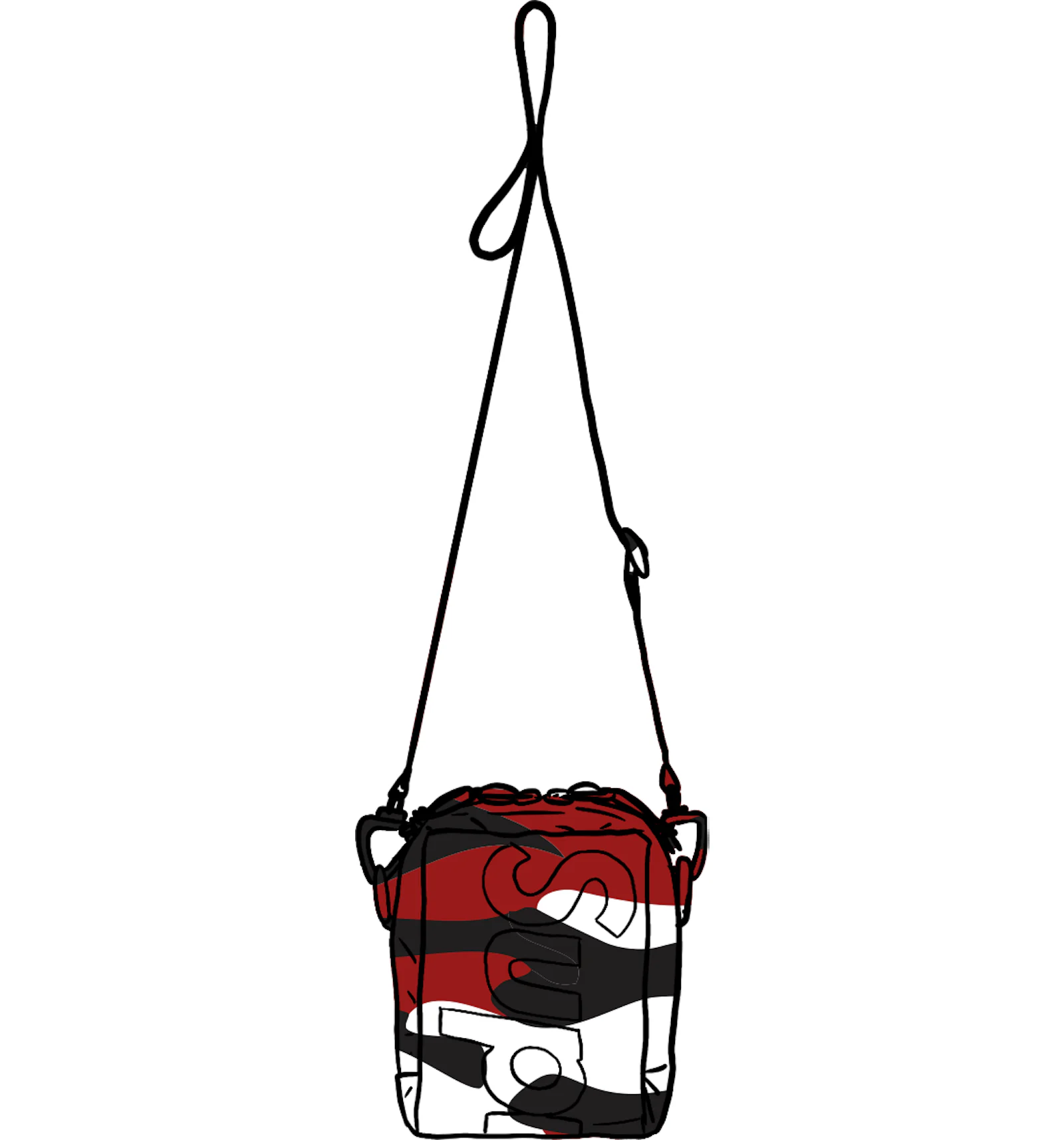 Supreme camo pouch hot sale