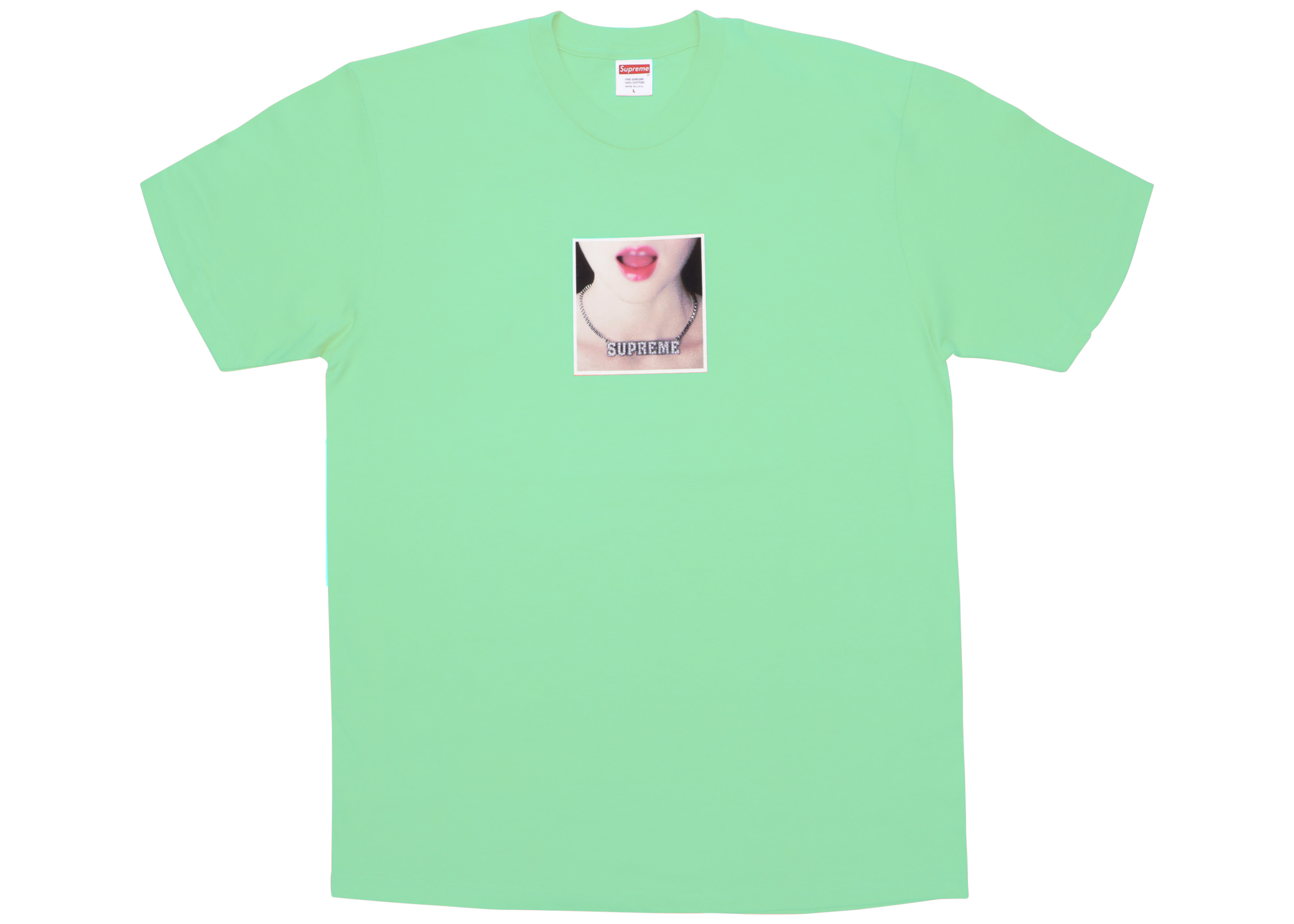 Supreme Necklace Tee Mint - SS18 - JP