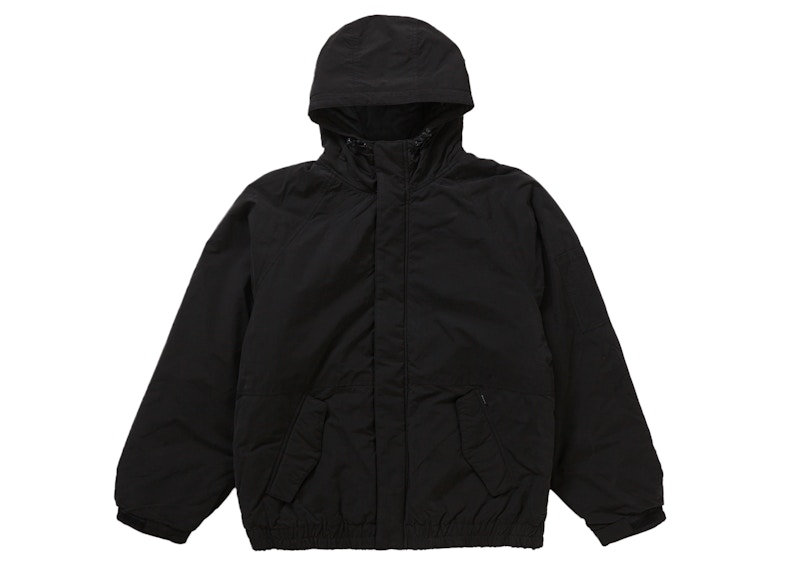 Pre-owned Needlepoint Hooded Jacket Black