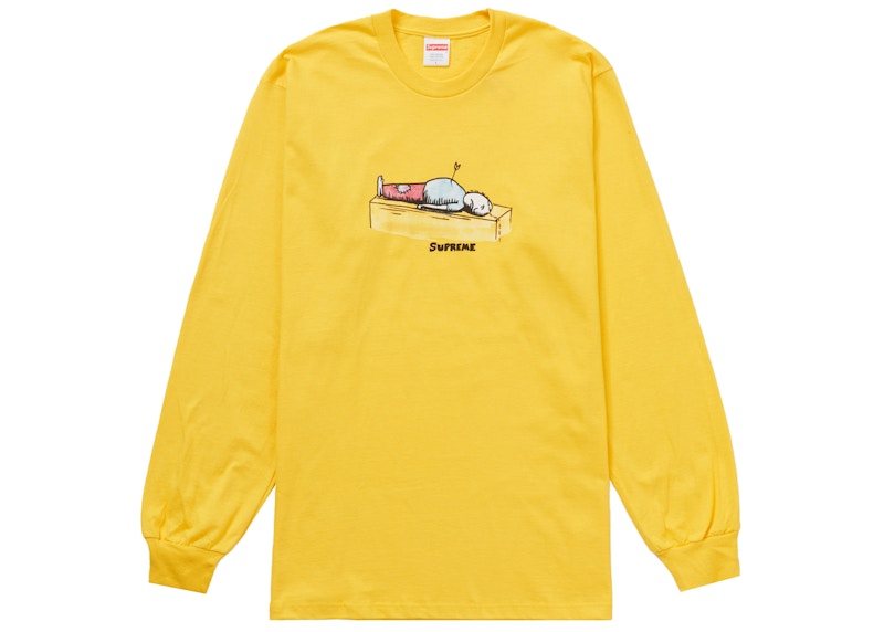 Supreme Neil Blender Arrow L/S Tee Yellow Men's - FW23 - US