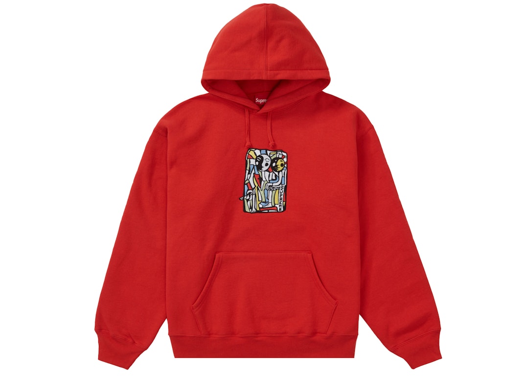 Pre-owned Supreme Neil Blender Mosaic Hooded Sweatshirt Burnt Red