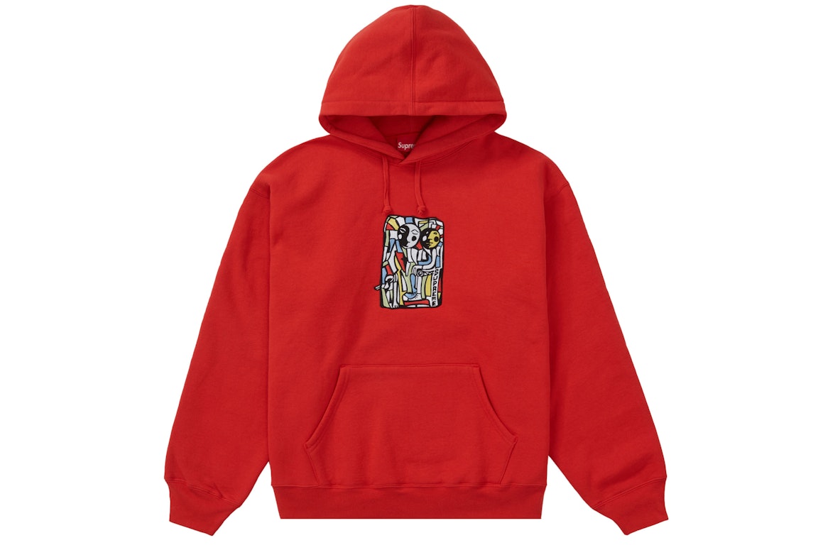 Pre-owned Supreme Neil Blender Mosaic Hooded Sweatshirt Burnt Red