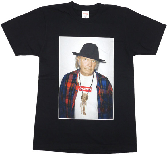 Supreme Neil Young Tee Black Men's - SS15 - US