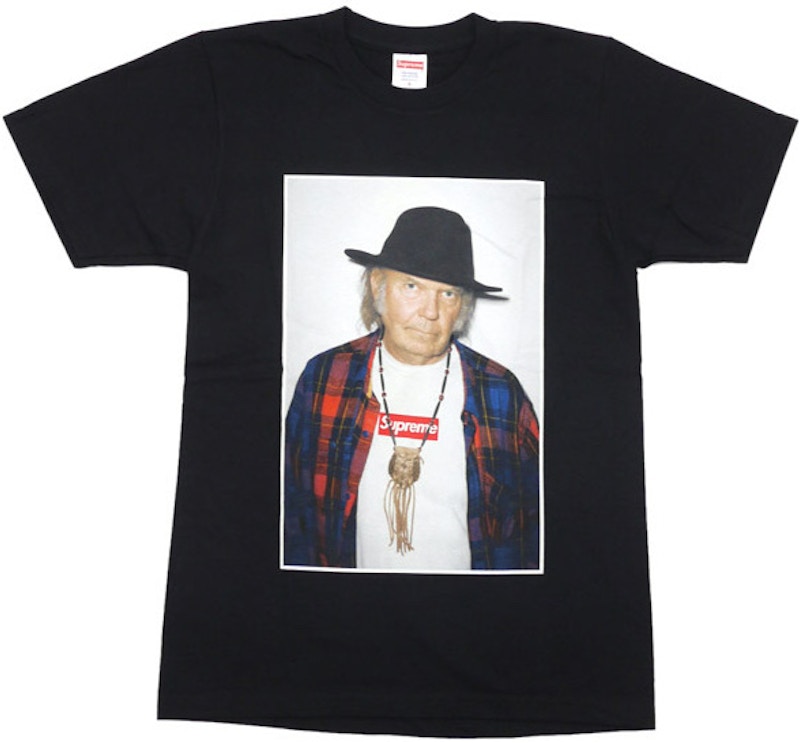 即決 supreme neil young tee black L-