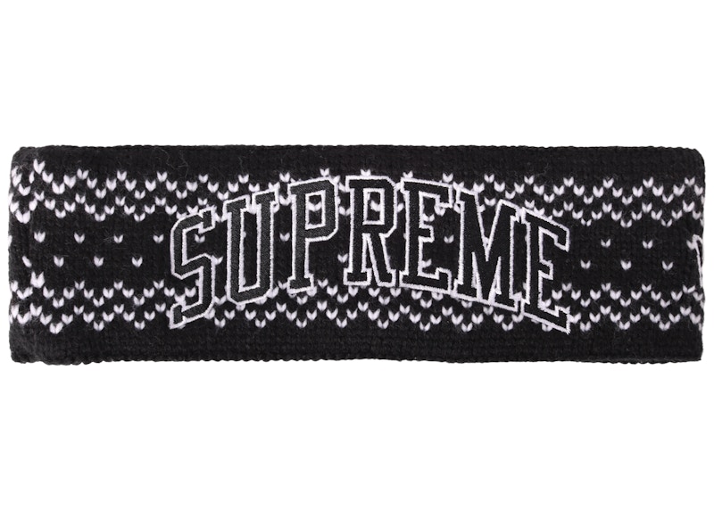 supreme new era logo headband-