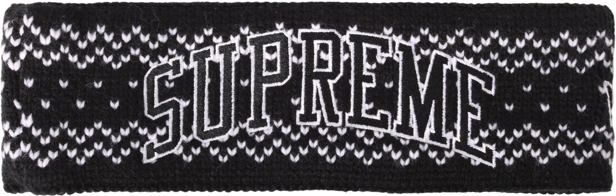 Supreme New Era Arc Logo Headband (FW17) Black - FW17 - US