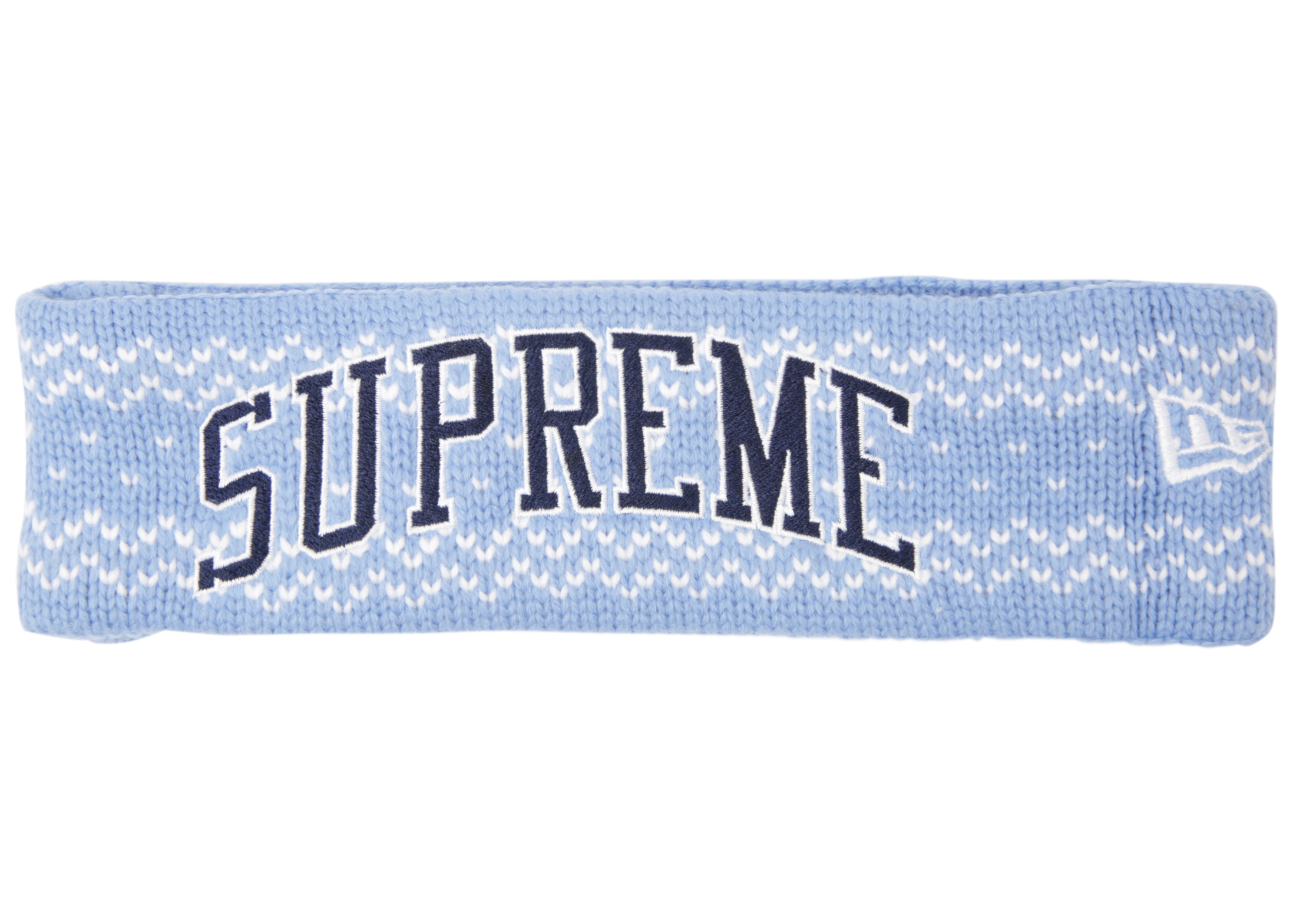 Supreme New Era Arc Logo Headband 青
