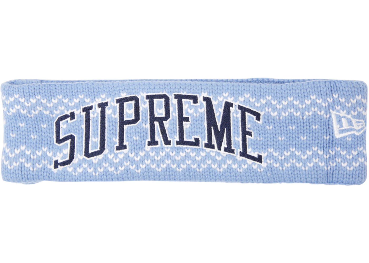 Supreme New Era Arc Logo Headband (FW17) Light Blue - FW17 - US