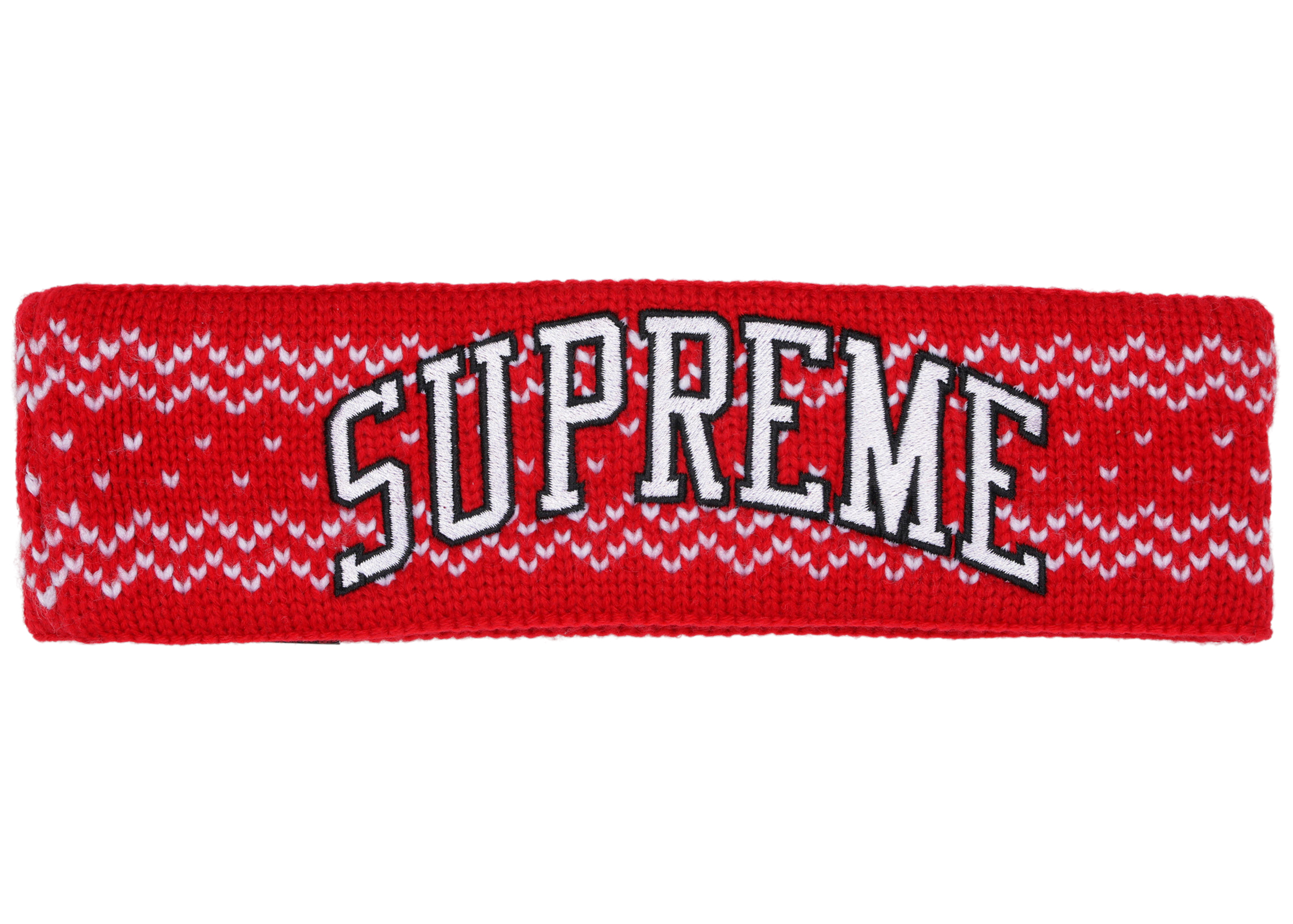 Supreme New Era Arc Logo Headband (FW17) Red - FW17 - US