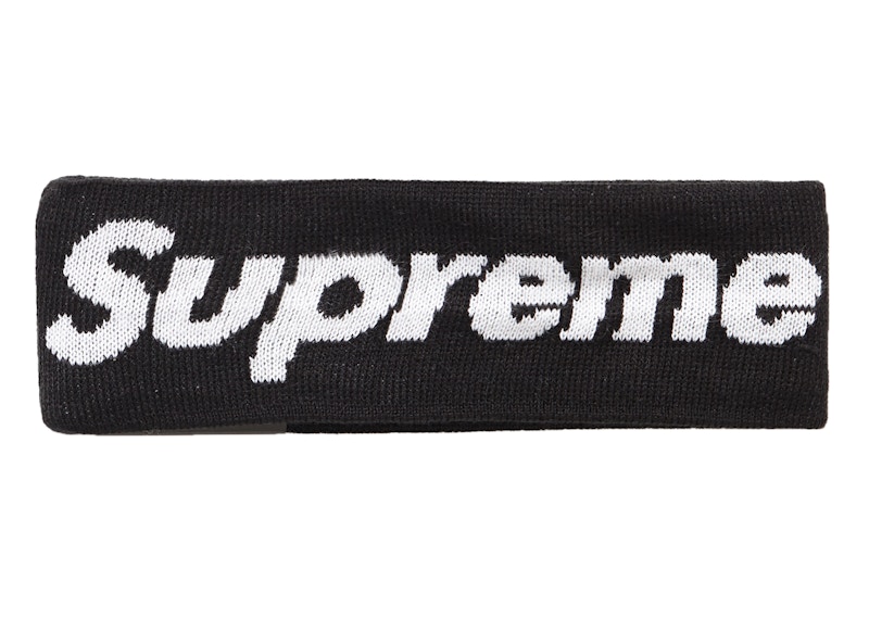 特価大特価 Supreme - Supreme New Era Big Logo Headband(黒)の通販