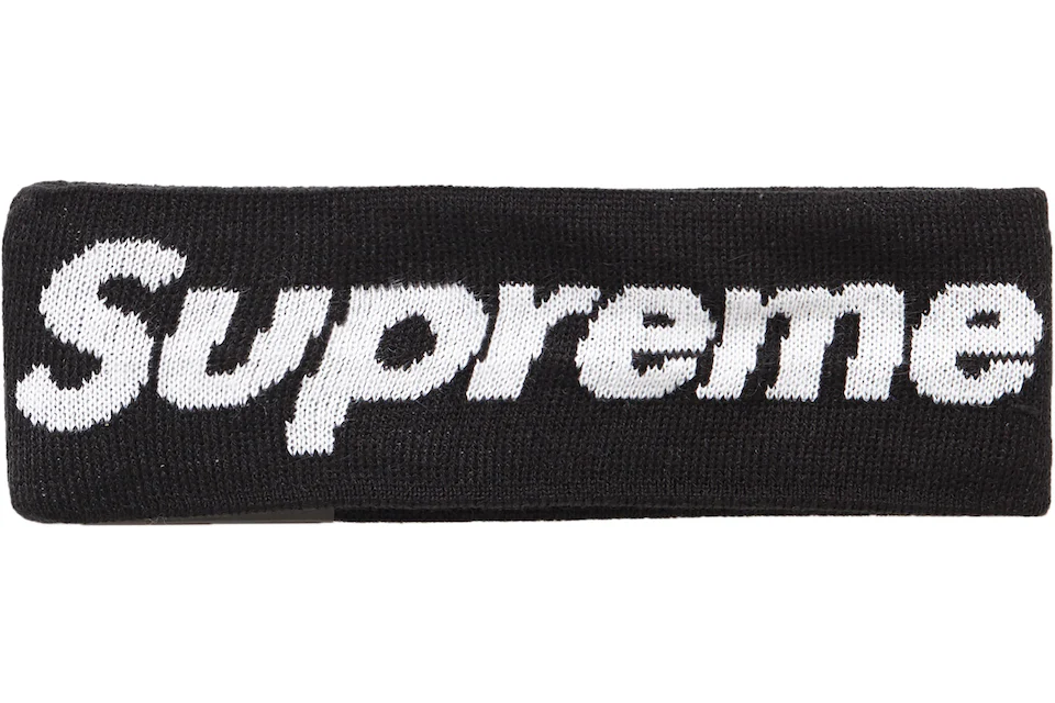 Supreme New Era Big Logo Headband (FW18) Black