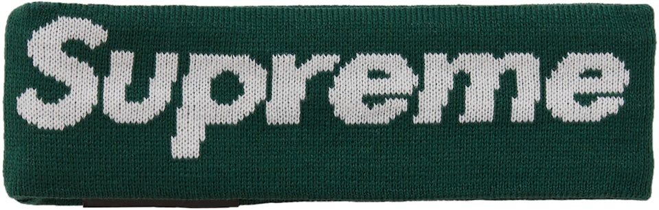 Supreme New Era Big Logo Headband (FW18) Dark Green - FW18 - US