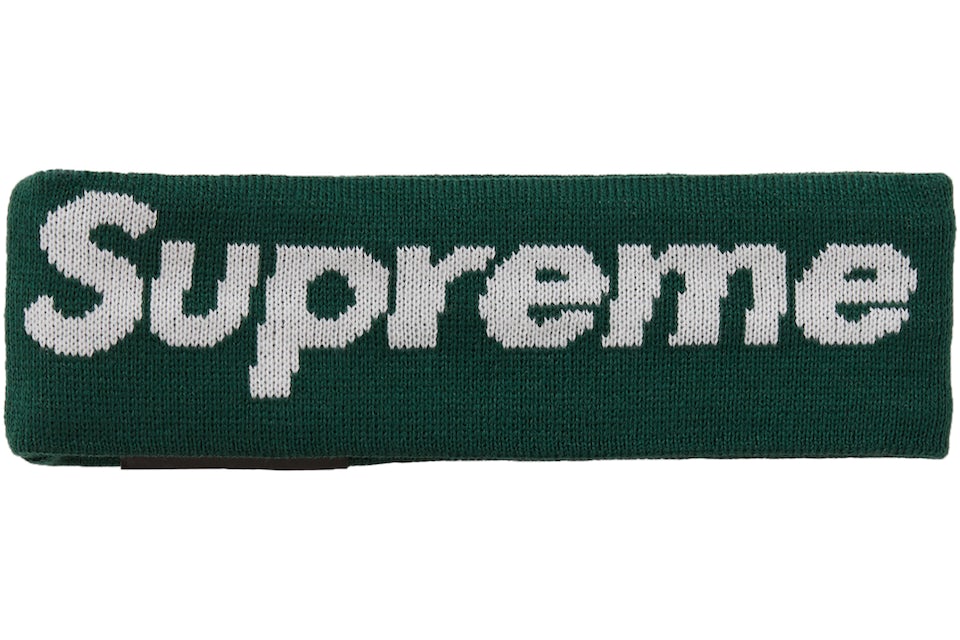 Supreme New Era Big Logo Headband (FW18) Dark Green - FW18 - US
