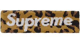 Supreme New Era Big Logo Headband (FW18) Leopard