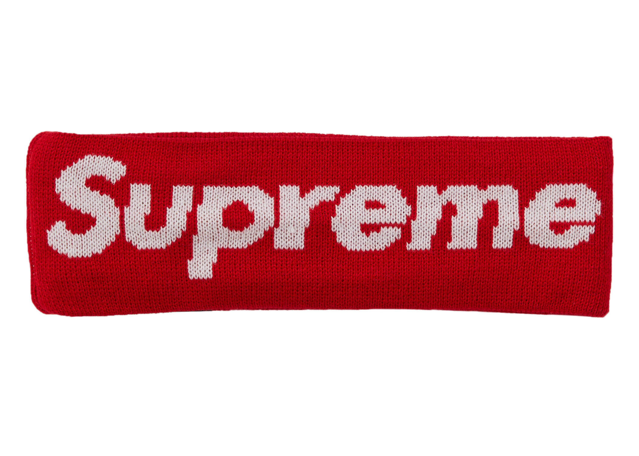 Supreme New Era Big Logo Headband (FW18) Red - FW18