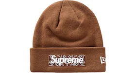 Supreme New Era Box Logo Beanie (FW19) Dark Brown